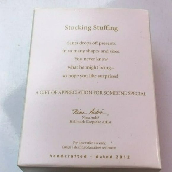 Hallmark Stocking Stuffing Keepsake Christmas Ornament from 2012 - Picture 9 of 9